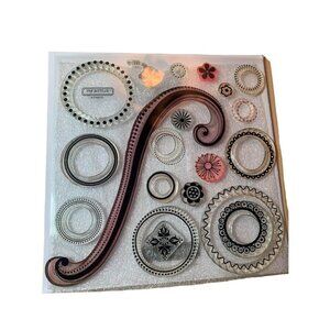 Close To My Heart Connections D1330 Premium Clear Stamps Frames Borders Fun Craf